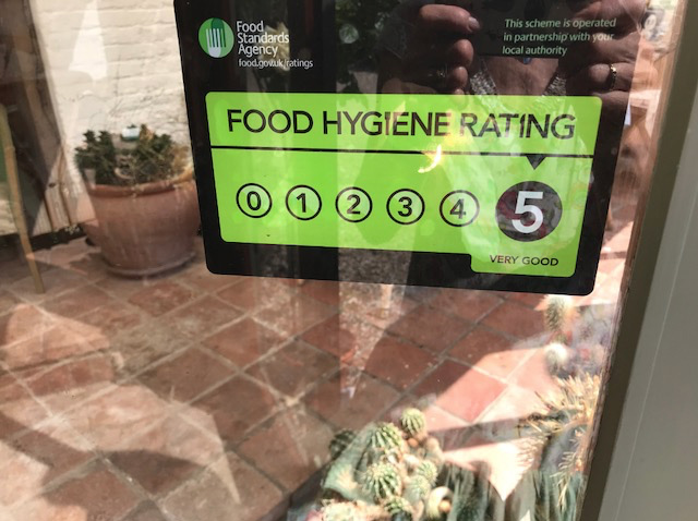 5 Star Food Hygiene Rating